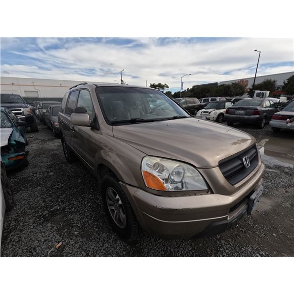 HONDA PILOT 2005 T-DONATION