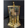 Image 3 : BULOVA Anniversary Clock w/ Hand Carved Jewelry Casket 12"Long