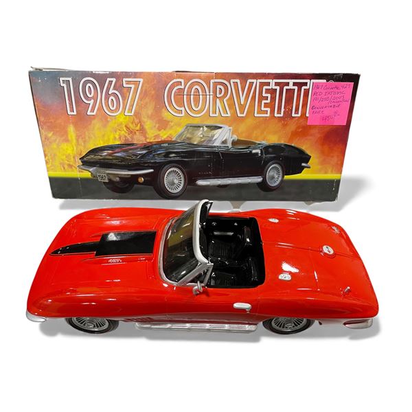 1967 Red Corvette 427 Ceramic IAJBBSC 2007 Decanter with Box - Ltd. Edition #191/250 - No plug in ba