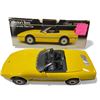 Image 1 : James Beam Yellow 1986 Corvette Convertible Pace Car China Decanter with Box - Empty