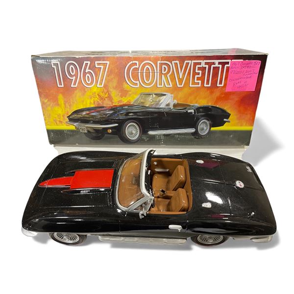 1967 Black Corvette IAJBBSC 2007 Convention Issue China Decanter with Box - Ltd. Edition #97/250 - T