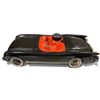 Image 1 : James Beam 1955 Black Corvette China Decanter - No Box - Empty - Missing the hard top