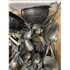 Image 2 : Tray of Vintage Silver Plated & Nickel-Silver Tableware & Flatware