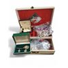 Image 4 : 3 Vintage Jewelry Boxes with Contents - Cuff Links, Nygard Chain, Tie Clips, Money Clips and More