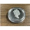 Image 3 : 1991 .925 Silver Canadian "The Silver Dart" One Troy Oz. $20 Coin with 24 Gold Covered Cameo - From