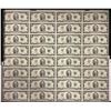 Image 1 : Uncut Sheet of 32 USA 1995 Two Dollar Bills -  F Prefix Serial Numbers - In protective tube