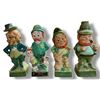 Image 1 : 4 Vintage 1975 Hoffman Ceramic Whiskey Decanters Empty, Includes "Mr. Dancer", "Mr. Policeman", "Mr.