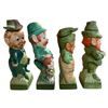 Image 4 : 4 Vintage 1975 Hoffman Ceramic Whiskey Decanters Empty, Includes "Mr. Dancer", "Mr. Policeman", "Mr.