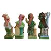 Image 3 : 4 Vintage 1978 Hoffman Ceramic Whiskey Decanters Empty, Includes "Mr. Butcher", "Mr. Plumber", "Mr.