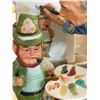 Image 6 : Vintage 1980s Hoffman Norman Rockwell Painting "Mr. Lucky" Ceramic Whiskey Decanter Empty