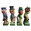 Image 4 : 4 Vintage 1977 Hoffman Ceramic Whiskey Decanters, Includes "Mr. Mailman", "Mr. Stockbroker", "Mr. Ba