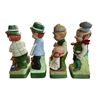 Image 2 : 4 Vintage 1980 Hoffman Ceramic Whiskey Decanters Empty, Includes "Mr. Tourist", "Mr. Salesman", "Mr.