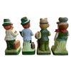 Image 3 : 4 Vintage 1980 Hoffman Ceramic Whiskey Decanters Empty, Includes "Mr. Tourist", "Mr. Salesman", "Mr.