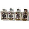 Image 1 : 4 Vintage 1971 Garnier Playing Card Empty Mini Decanters, Includes 3 Jacks and Queen of Hearts, Made