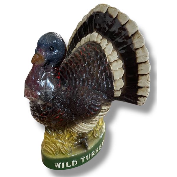 Vintage 1978 Austin Nichols Wild Turkey No. 8 - Empty Ceramic Liquor Decanter - Limited Edition