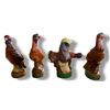 Image 1 : Set of 4: Vintage 1980s Austin Nichols Wild Turkey No.1-4" Empty Mini Ceramic Liquor Decanter