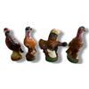 Image 1 : Set of 4: Vintage 1980s Austin Nichols Wild Turkey No.1-4" Empty Mini Ceramic Liquor Decanter - Limi