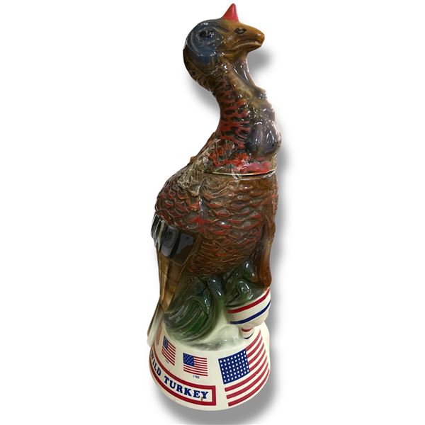 Vintage 1980s Austin Nichols Wild Turkey No.5" Empty Ceramic Liquor Decanter - Limited Edition