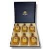 Image 1 : Rare Vintage 1974 Crown Royal Miniatures Gift Set - Six 50ml Bottles of Canadian Whiskey - in Excell