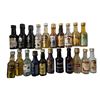 Image 3 : 50 Miniature Empty Liquor Bottles - Featuring Brands such as Bacardi, Captain Morgan, and Harveys