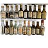 Image 2 : 30 Miniature Empty Liquor Bottles - Featuring Brands Such as Seagram's V.O., Captain Morgan, and App
