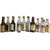 Image 3 : 30 Miniature Empty Liquor Bottles - Featuring Brands Such as Seagram's V.O., Captain Morgan, and App
