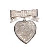 Image 1 : Vintage Birks Sterling Silver Heart Locket - Weight: 7.6 grams