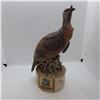 Image 3 : 2 Vintage 1976 Ski Country "Wild Turkey" Empty Ceramic Bourbon Whiskey Decanters - Includes 1 Full-S