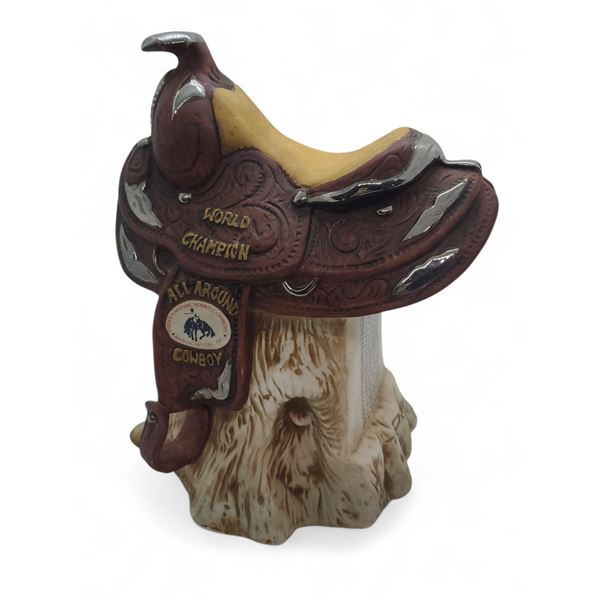 Vintage 1978 Hoffman "All Around Cowboy World Champion Saddle" Decanter Empty