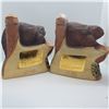 Image 3 : 3 Vintage Hudson's Bay Canadian Rye Empty Whisky Decanters "Beaver", Includes 2 Full-Size (1972) and