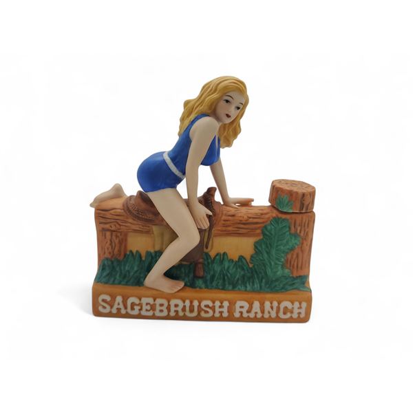 Vintage Captain Dugs "Sagebrush Ranch - Brothel Series" - Empty Decanter