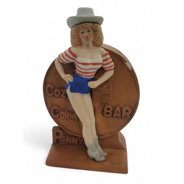 Rare Vintage Captain Dugs "Penny's Cozy Corner - Brothel Series" - Empty Decanter