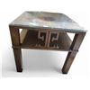 Image 2 : Vintage Wooden Coffee Table with Glass Top