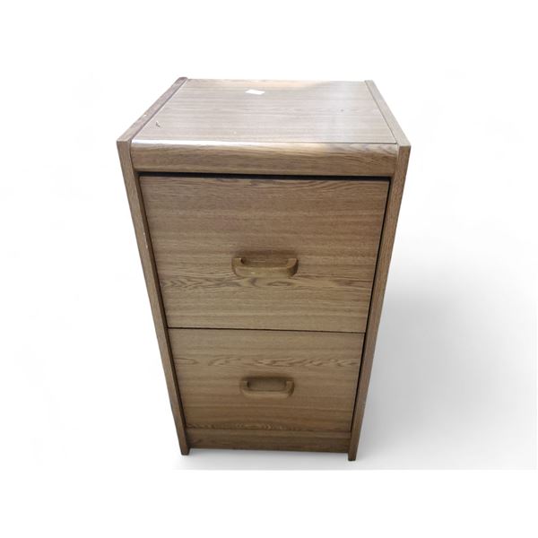 Mid-Century Modern Two-Drawer Nightstand