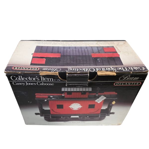 Jim Beam Casey Jones Train Series Decanter Empty - with Original Box