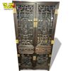 Image 1 : Chinese Qing-Style Carved Hardwood Cabinet, H78.5" Tall