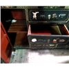 Image 2 : Vintage Chinese Black Lacquer Sideboard, Approx. H32" x 48" x 18"