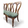 Image 2 : Set 0f 4 Victorian-Style Carved Wood Dining Chairs