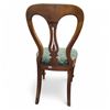 Image 3 : Set 0f 4 Victorian-Style Carved Wood Dining Chairs