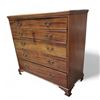 Image 2 : Georgian-Style 5-Drawer Dresser, H45" x 47" x 21.5"
