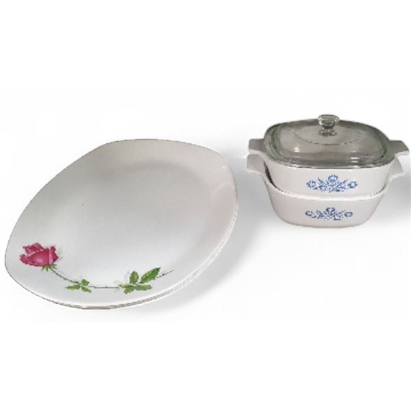 5 Pcs Tableware Includes Brands Wedgwood And Corning
