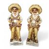 Image 1 : Two 1972 "Pancho Villa" 1.6 Oz. Tequila Decanters - 6" tall - Empty