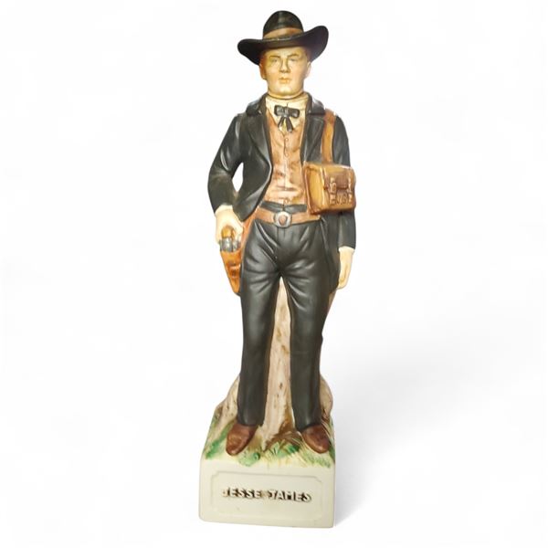 Vintage McCormick  "Jesse James" 4/5 Quart Liquor Decanter - Empty