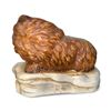 Image 2 : 1977 Hoffman Originals - Bill Ohrmann " Musk Ox Lying Down" Porcelain Liquor Decanter - Empty - 4" x