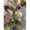 Image 2 : 2 Vintage Ski Country "Duck" 50ml Porcelain Mini Decanters - Empty - 5.5" Tall