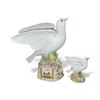 Image 1 : 1973 Ski Country Full Size & Mini "Peace Dove" Porcelain Decanters - Empty