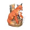 Image 1 : 1979 Ski Country "Fox Family" Porcelain Mini Decanter with Box - 4" Tall - Empty