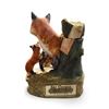 Image 2 : 1979 Ski Country "Fox Family" Porcelain Mini Decanter with Box - 4" Tall - Empty