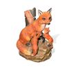 Image 1 : 1980 Ski Country "Fox Family" Porcelain Mini Decanter with Box - 4" Tall - Empty
