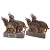 Image 2 : Two 1978 Ski Country "Coyote Family" 2 Oz. Porcelain Mini Decanters - Empty